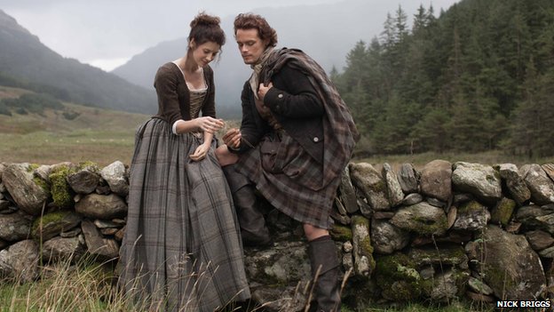 Outlander books now made into a TV series